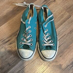 Converse all star turquoise blue size 5 (6.5 women’s)